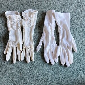 Elegant White Women's Gloves